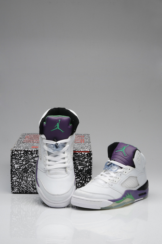 Air Jordan 5 Mens Shoes Aaa White/Viole Online